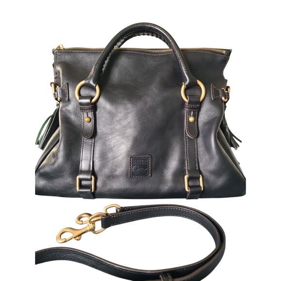 Dooney & Bourke Florentine Leather Satchel - Picture 2 of 13